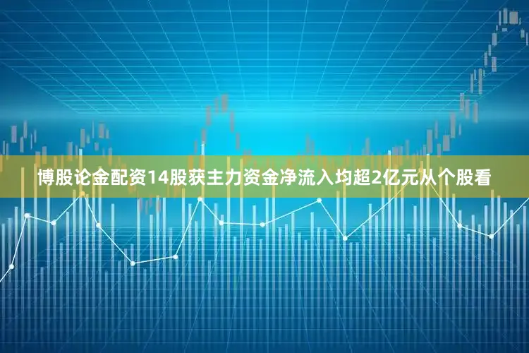 博股论金配资14股获主力资金净流入均超2亿元从个股看
